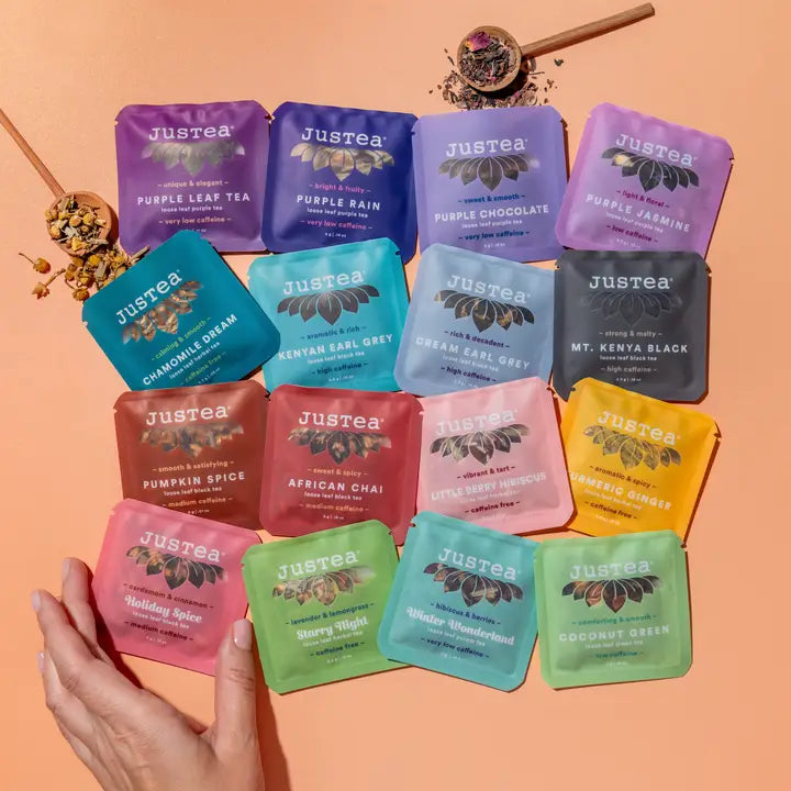 Tea sampler mini pouch