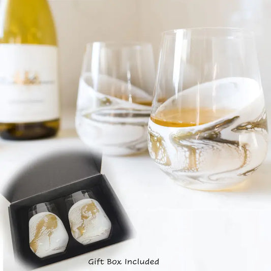 Resin coated Wine/Entertaining Glass Set
