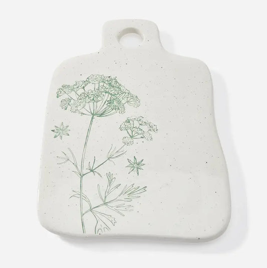 Serving plate with Botanical Design