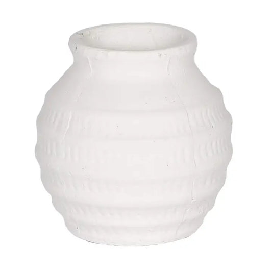 Ceramic Ripple Vase-Small
