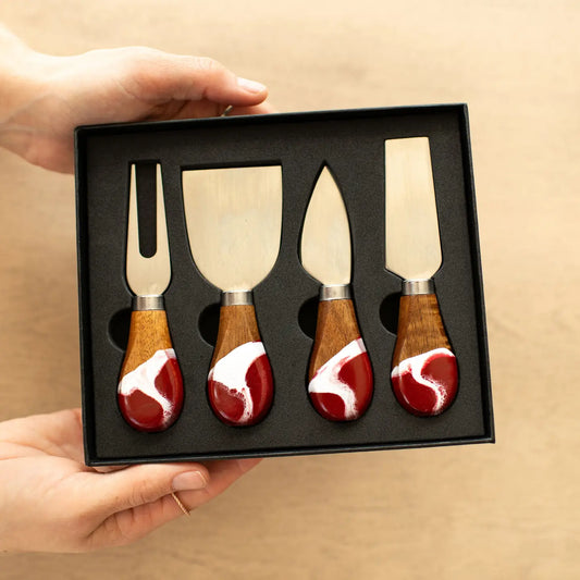 Acacia Cheese Knife-Set of 4
