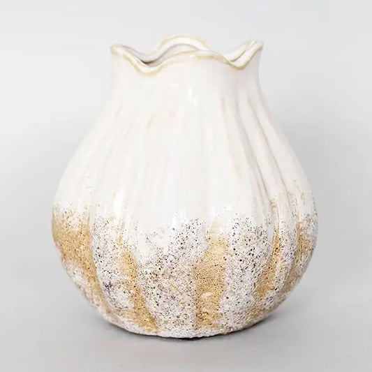 Ripple Distressed Vase
