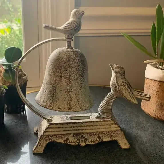 Cast Iron Bird Bell