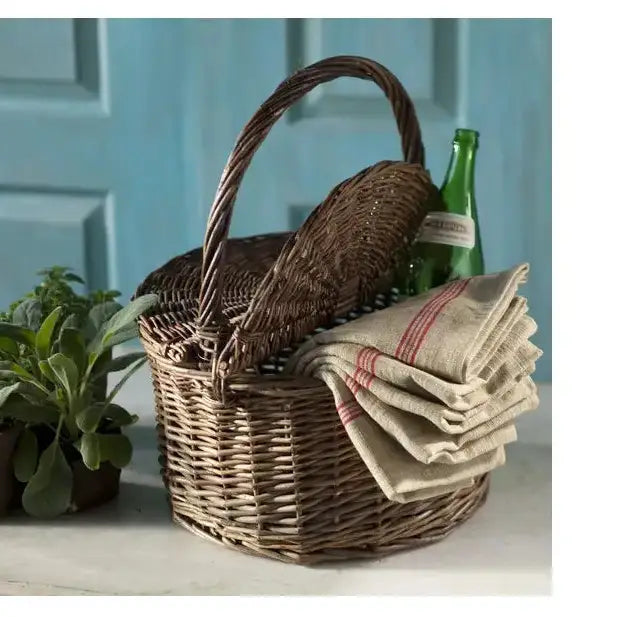 Handmade Willow Picnic Basket
