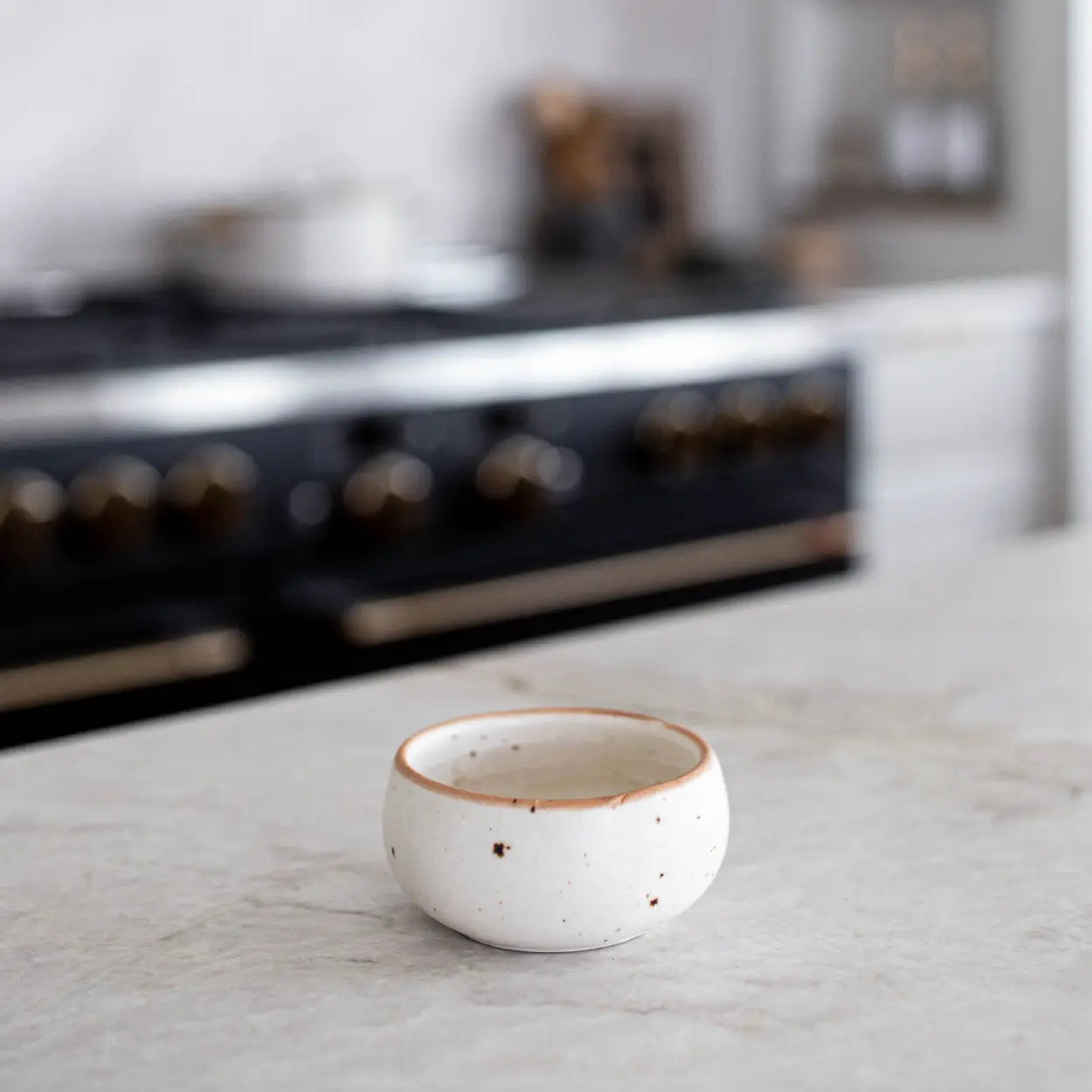 Ceramic Speckled Dip Bowl