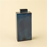 Dark Blue Iron Vase-Large