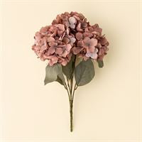 Autumn Hydrangea Spray-Dusty Pink