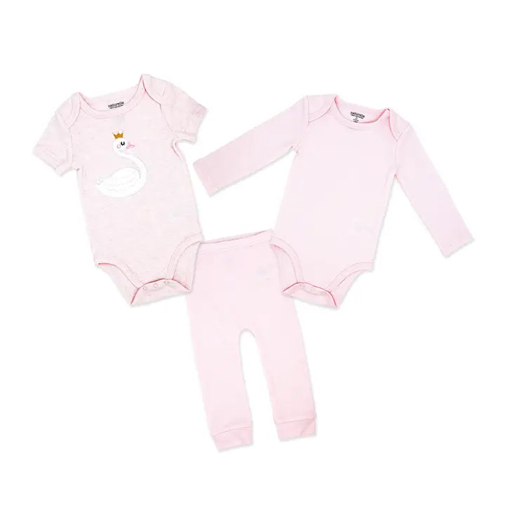 Organic Cotton 3 Piece Set-Swan