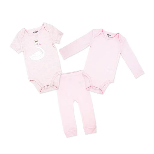 Organic Cotton 3 Piece Set-Swan