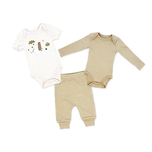 Organic Cotton 3 Piece Set-Elephant