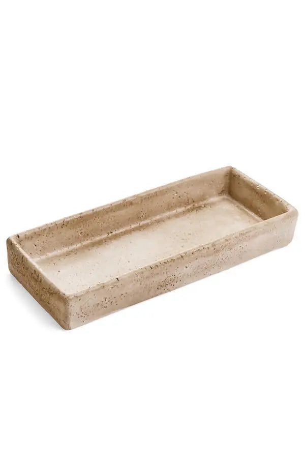 Travertine Look Tray