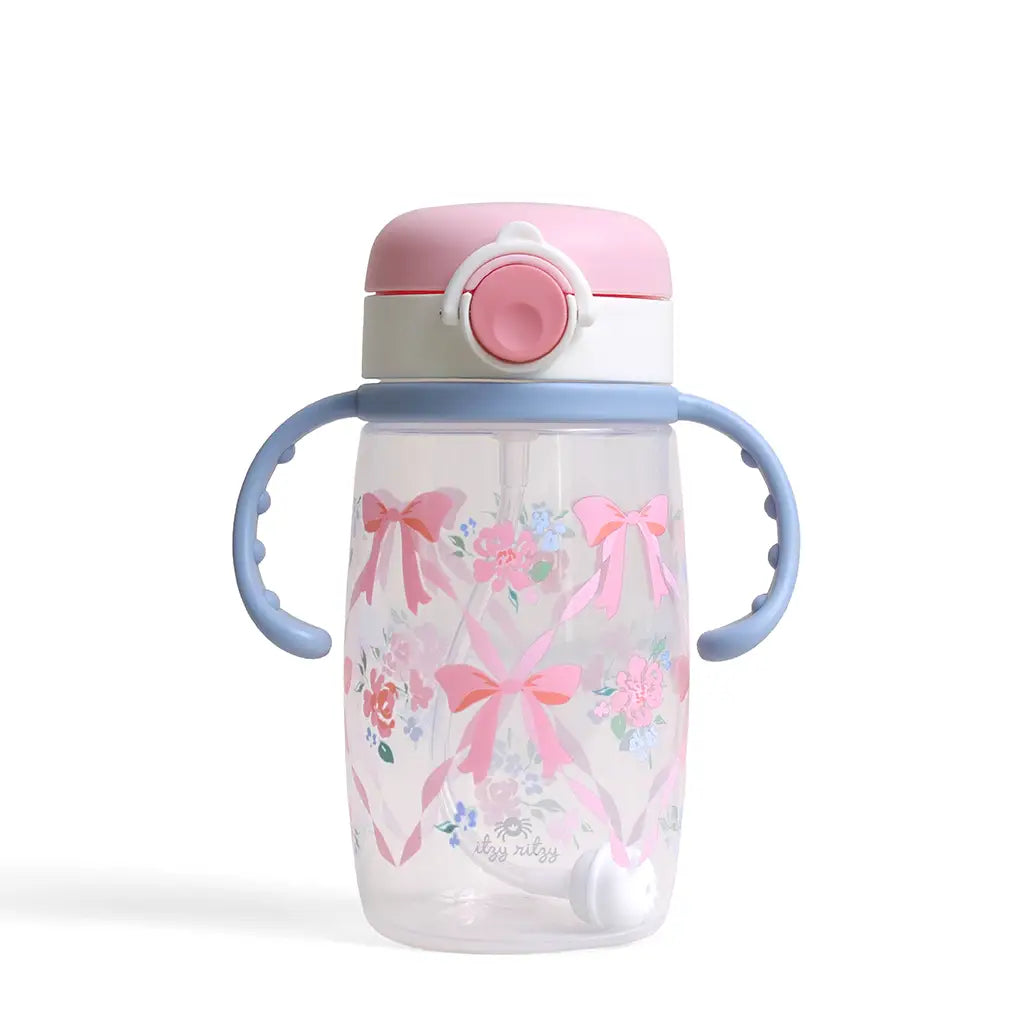 Itzy Sips Straw Cup-Bows