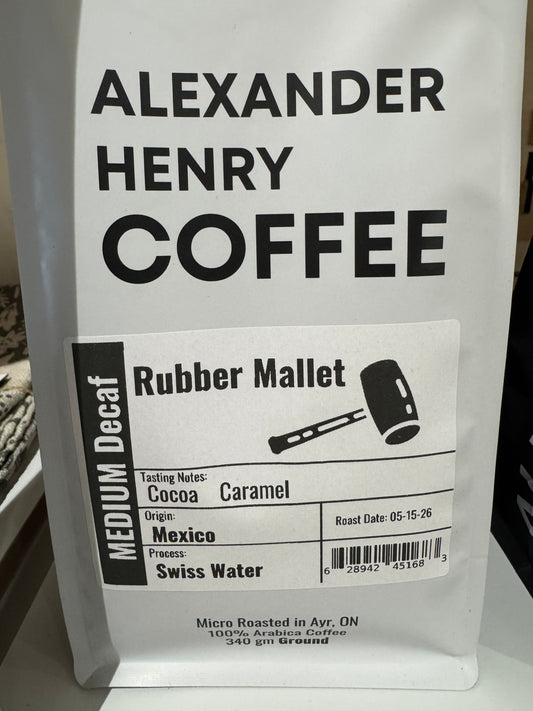 Alexander Henry Coffee-Rubber Mallet (Decaf)