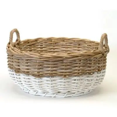 Large Round two Tone Basket