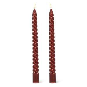 Twirl Taper Candles-Latte