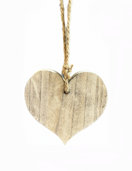 Wooden Heart on string