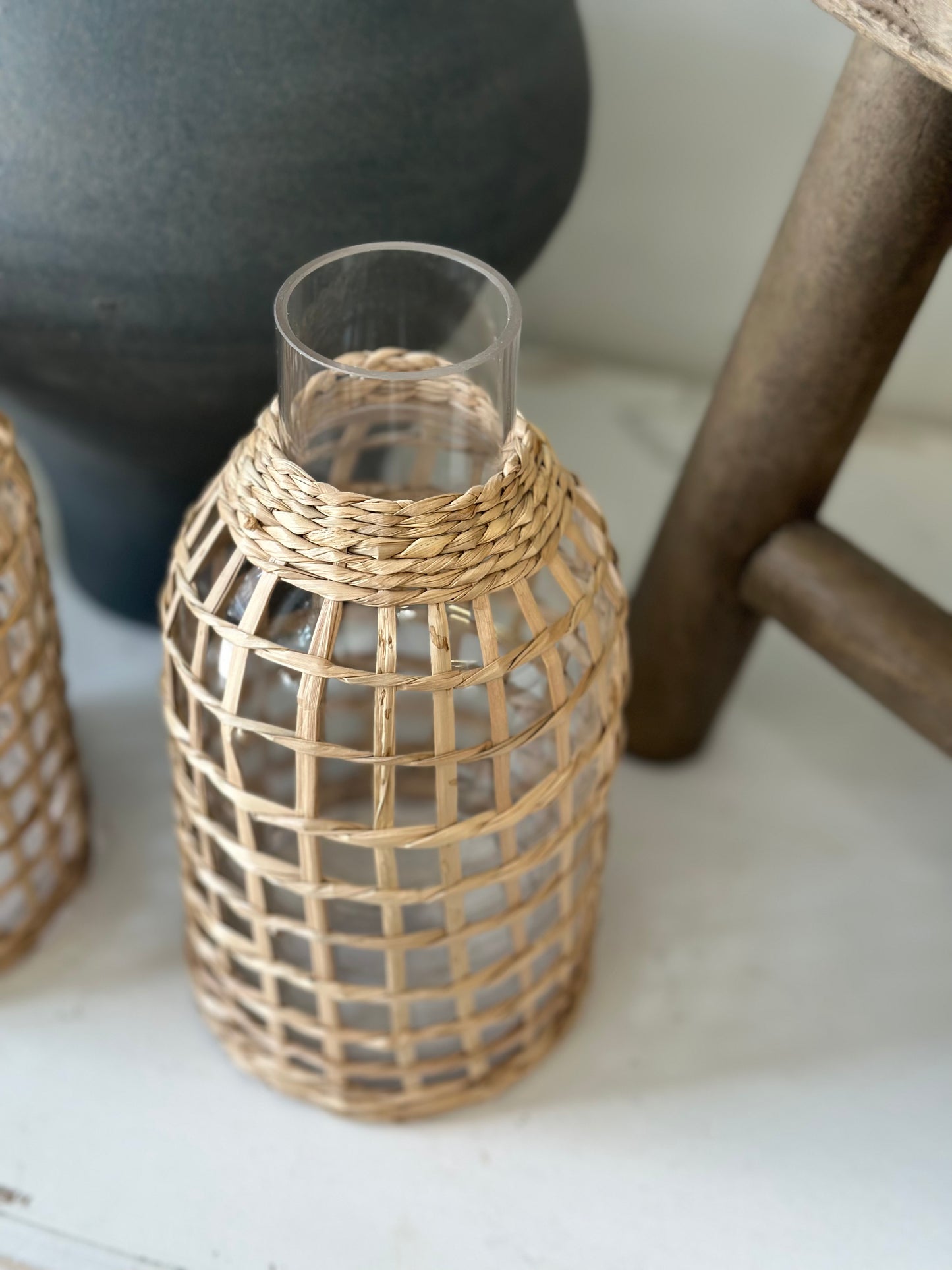 Jute vase