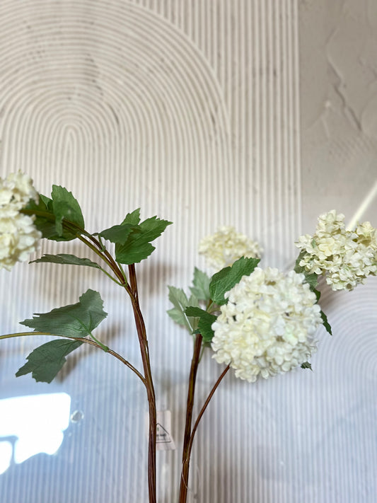 Snowball Flower Spray 28”