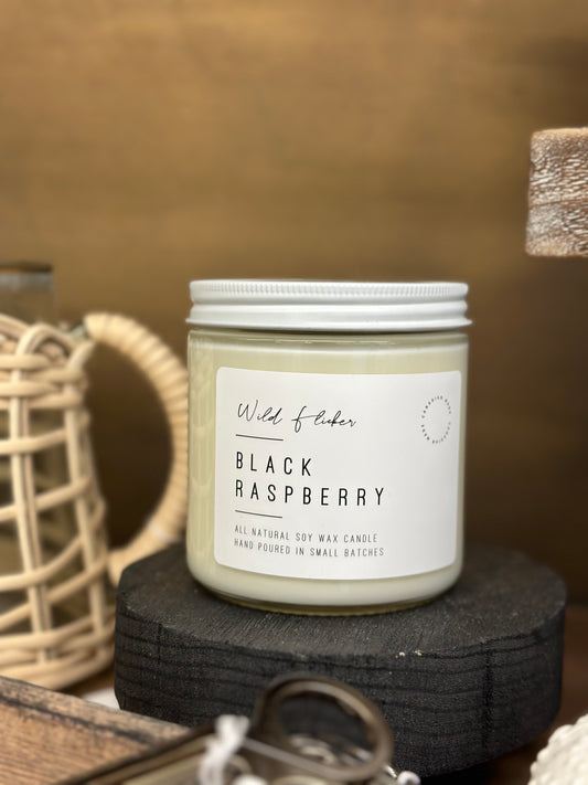 Wild Flicker Candle-Black Raspberry