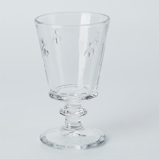 Bee embossed Wine glass