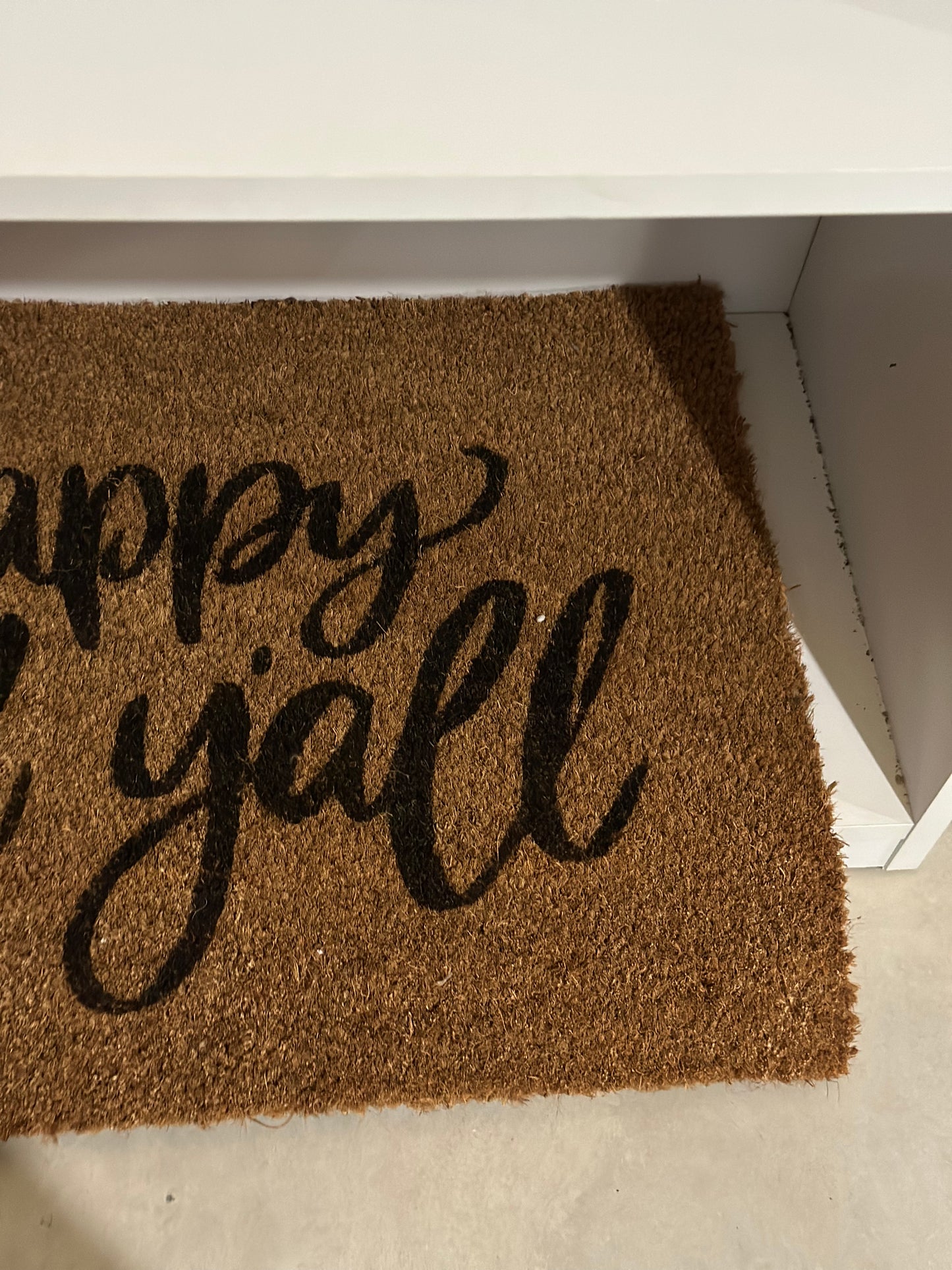 “Happy Fall Y’all” Outdoor coir doormat