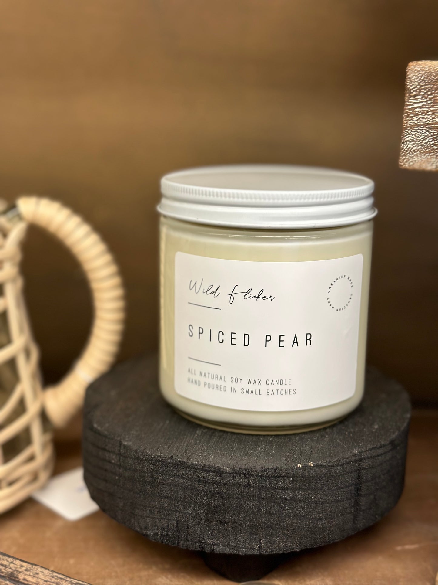 Wild Flicker Candle-Spiced Pear