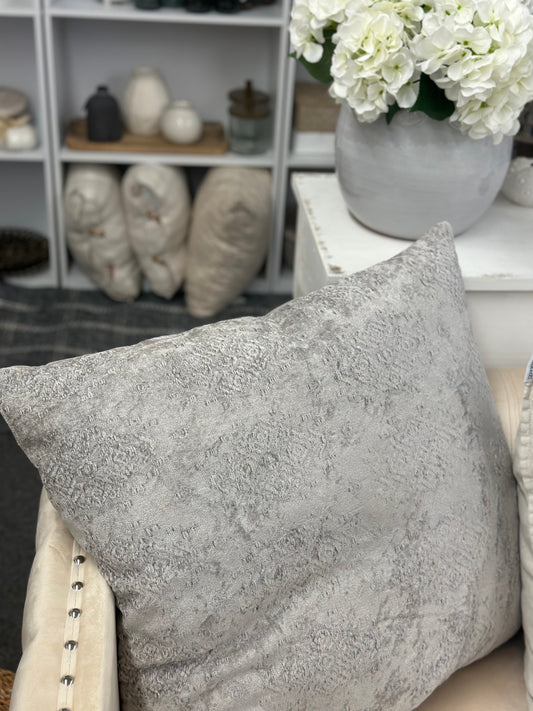 Crushed velvet grey