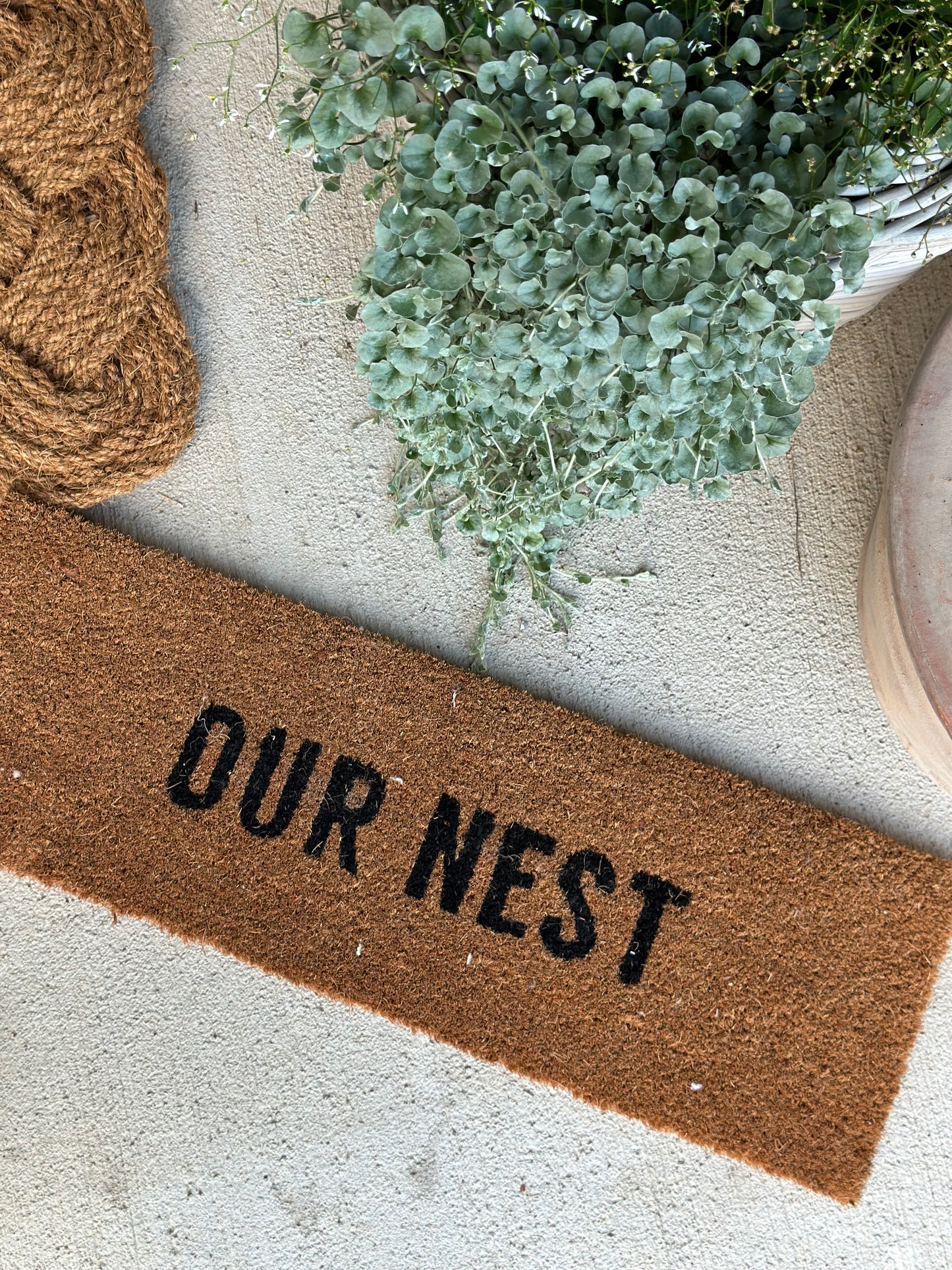 “Our Nest” Coir Outdoor Mats