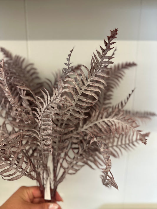 Dusty fern burgundy