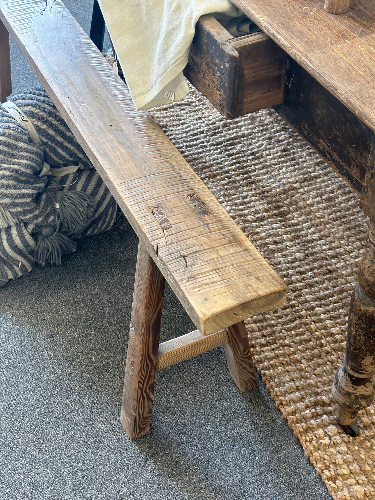 Vintage skinny bench