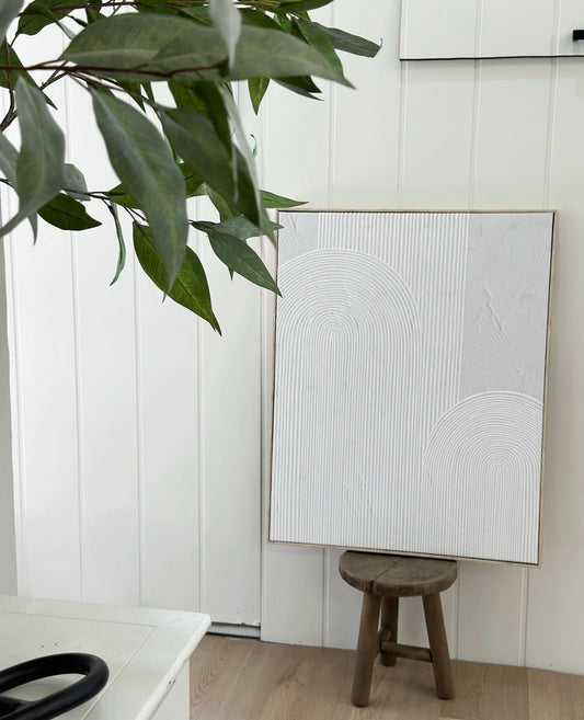 White Canvas print