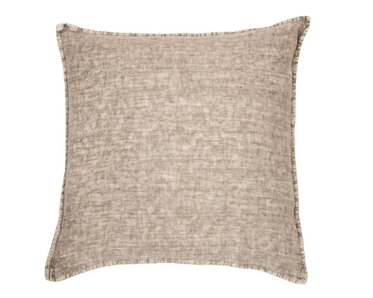 Linen Stone Wash natural European pillow